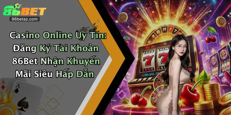 Casino Online Uy Tín: Đăng Ký Tài Khoản 86Bet Nhận Khuyến Mãi Siêu Hấp Dẫn