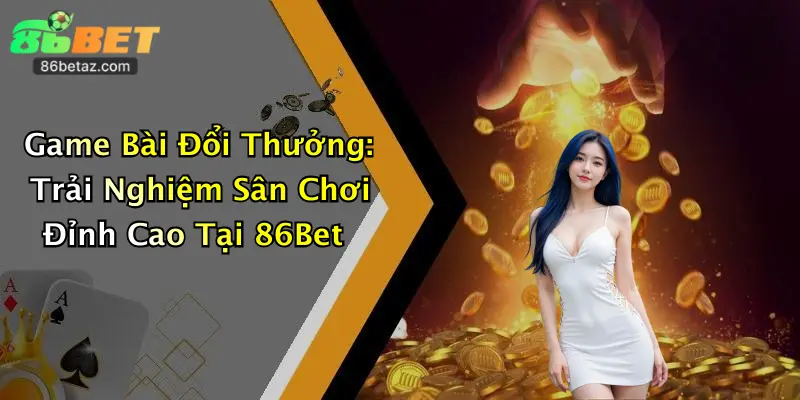 Game Bài Đổi Thưởng: Trải Nghiệm Sân Chơi Đỉnh Cao Tại 86Bet